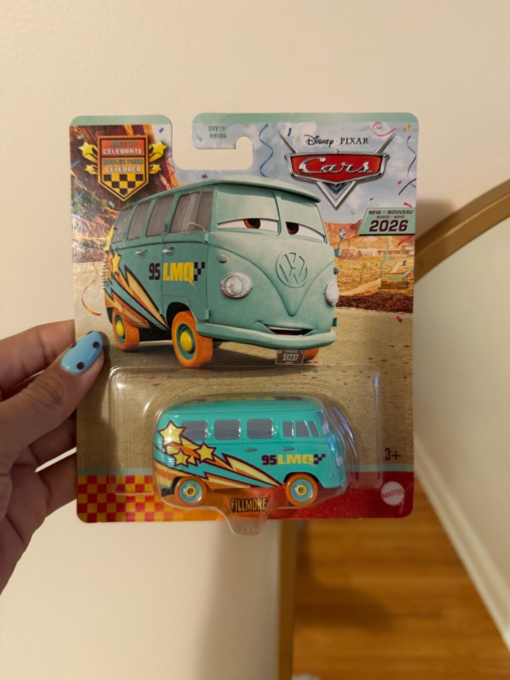 Disney Cars Fillmore Die-Cast Toy - Teal and Orange